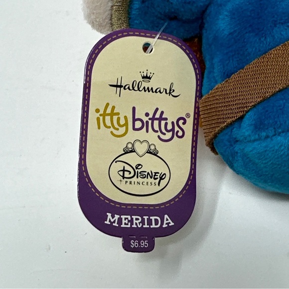 2014 Hallmark Itty Bittys Disney Brave Merida 5" Plush Stuffed Toy with Tag - Picture 4 of 7